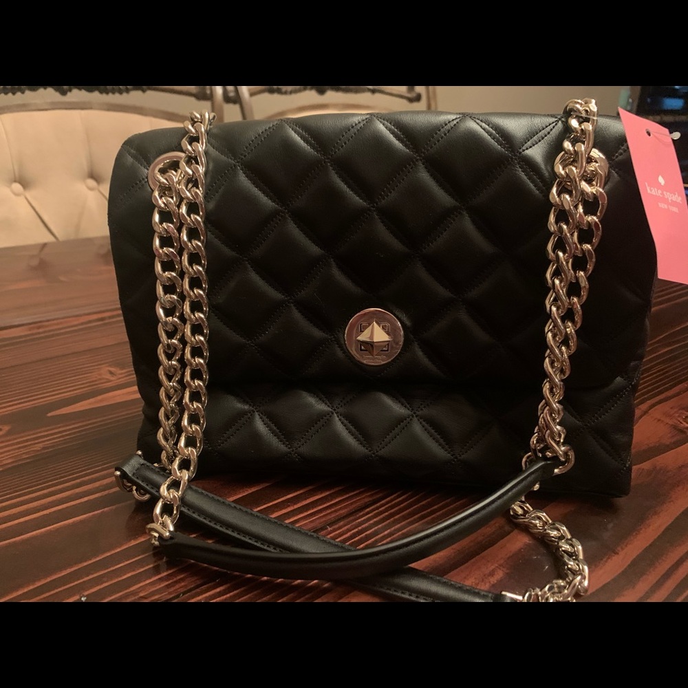 BRAND NEW Kate Spade Bag with Silver Chains
